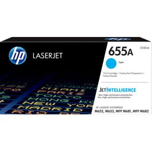 HP CF451A nr. 655A toner cartridge cyaan (origineel)