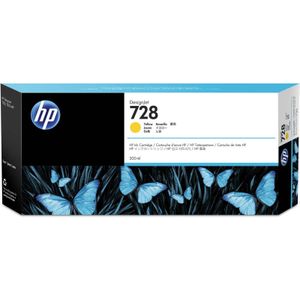 HP 728 Large Format Inktcartridge, Geel (F9K15A) origineel van HP