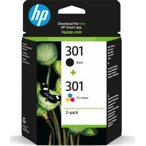 HP 301 Inktcartridge / Zwart / Kleur / 2 Pack