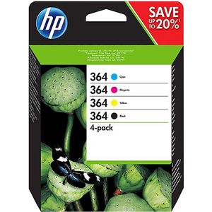 HP compatible Cartouche d encre 364 Combo 4-Pack Capacité standard (N9J73AE)