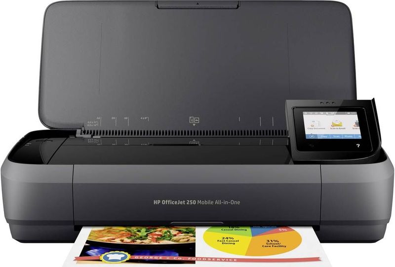 HP OfficeJet 250 - Draagbare All-in-One Printer - Kleurenscan en Bluetooth