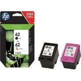 HP Originele 62 - Inktcartridge - Zwart / Cyaan / Magenta / Geel - Standaard capaciteit