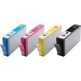 HP 364 Multipack (Opruiming 4 x 1-pack los) zwart en kleur (N9J73AE) - Inktcartridge - Origineel