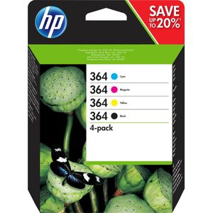 HP 364 Combo-pack cyaan/magenta/geel/zwart