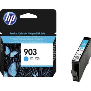 HP 903 Cyan Original Ink Cartridge inktcartridge 1 stuk(s) Origineel Normaal rendement