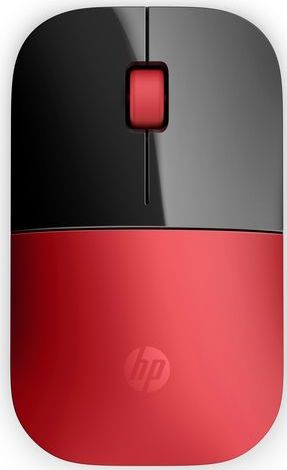 HP Z3700 Red Wireless Mouse muis Kantoor Ambidextrous RF Draadloos Optisch 1200 DPI