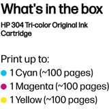HP 304 Inktcartridge Drie kleuren