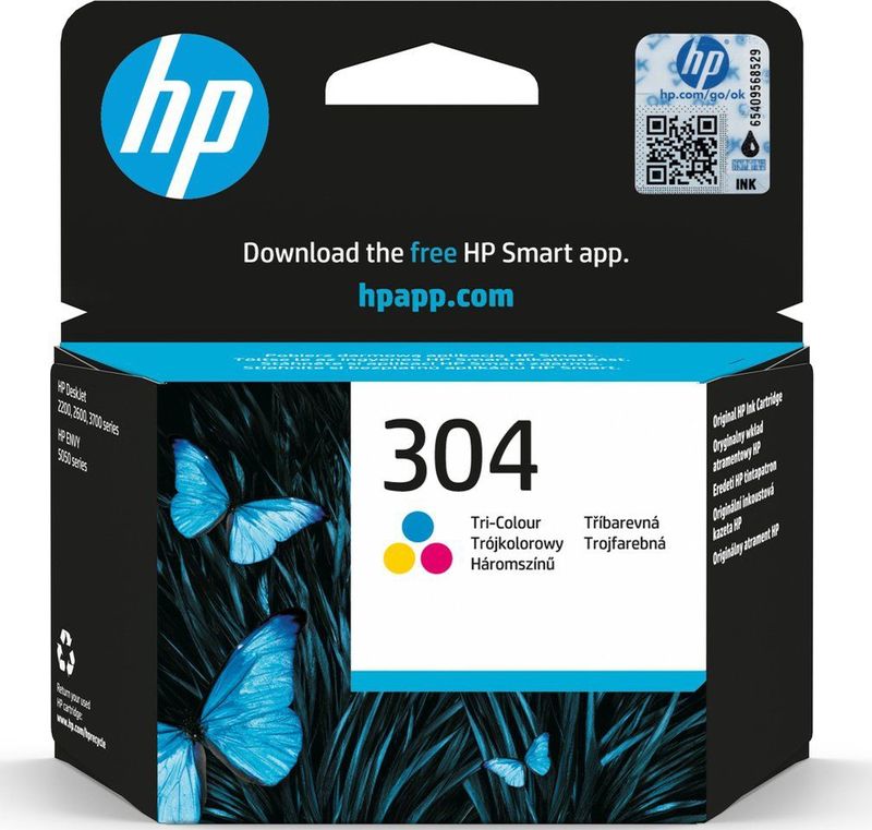 HP 304 Inktcartridge Drie kleuren