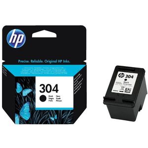 HP 304 (N9K06AE) inktcartridge zwart (origineel)