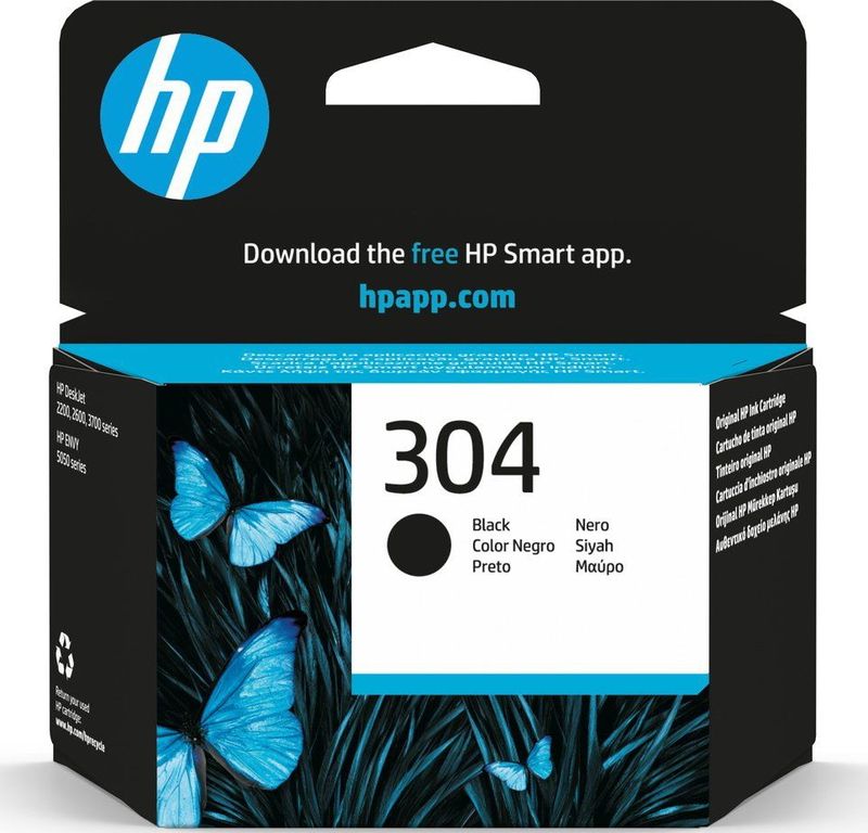 Cartridge HP 304 Inktcartridge Zwart