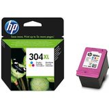 HP 304XL Tri-color Original Ink Cartridge inktcartridge 1 stuk(s) Origineel Hoog (XL) rendement Cyaan, Magenta, Geel