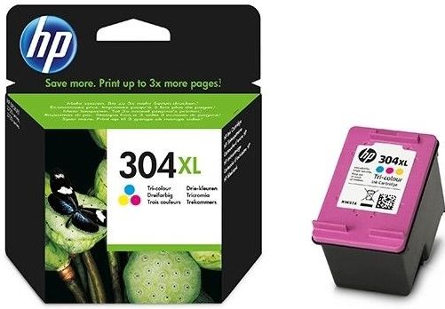 HP 304XL Tri-color Original Ink Cartridge inktcartridge 1 stuk(s) Origineel Hoog (XL) rendement Cyaan, Magenta, Geel