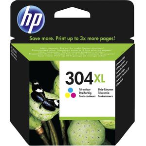Original HP Tintenpatrone 304XL CMY, Einzelpack, Tri-Colour