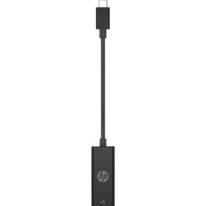 HP USB-C-zu-RJ45-Adapter, USB Typ-C, RJ-45, Männlich, Schwarz, Business, Windows 10, Windows 7, Windows 8, Windows 8.1