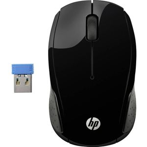 HP draadloze muis 200 X6W31AA - zwart