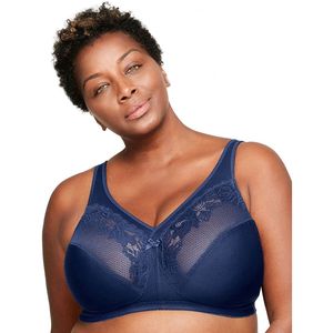 Glamorise - 1003 - Beha - Blauw - Dames - Wirefree Minimizer