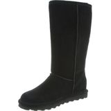 BEARPAW Elle Tall - Damesmode Laarzen - Zwart - Nubuckleer - Warm Gevoerd