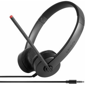 Lenovo - 4xd0k25030 - Headset - Zwart - Analoge Verbinding, 1,2 M Kabellengte, 180 Graden Microfoon