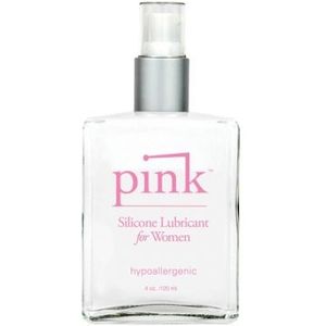 Pink Siliconen Glijmiddel - 120 ml in glazen parfumflesje