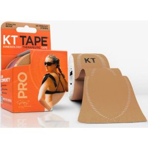 Kinesio Sporttape Kinesiotape KT Tape PRO voorgesneden 5m - Beige sporttape