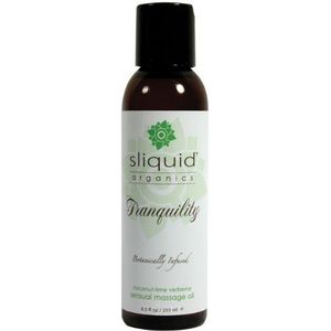 Sliquid Balance Collection Massage Oil 8.5oz - Tranquillity, per stuk verpakt (1 x 255 ml)