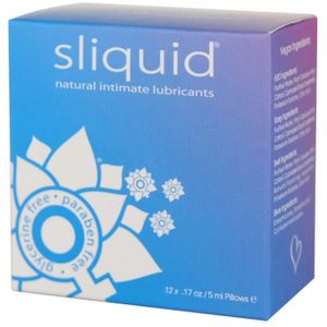 Sliquid Naturals Lube Cube - Glijmiddel Set 12 X 5 Ml