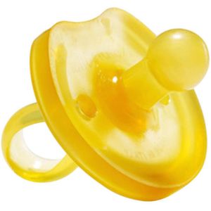 Natursutten Vlindervorm fopspeen, 100% natuurlijk rubber, ronde vorm, eenvoudig te reinigen, bevat geen ftalaten, pvc, chemische weekmakers of kunstmatige kleurstoffen, klein, 0-6 maanden