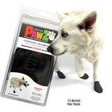 Pawz Rubber Dog Boots Zwart - Hondenschoen - Medium