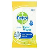Dettol Antibacterial Floor Wipes Lemon & Lime Large 10 Stuks (Vloerdoekjes)