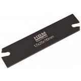 HBM 12 mm afsteekhouder met 2mm HM wisselplaat
