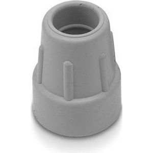 Dop wandelstok / Elleboogkruk 19 mm Grijs - 2 stuks