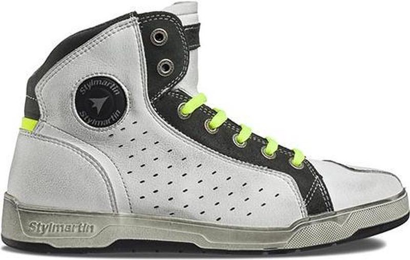 Stylmartin - Sector - Motorschoenen - Geperforeerd Microvezel en Gewaxt Leer