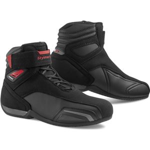 Stylmartin - Vector WP - Motorschoenen - Zwart-Grijs-Rood - Microvezel