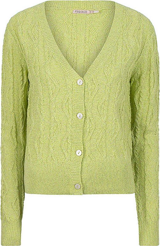 Esqualo vest HS23-31205 - Lurex Lime