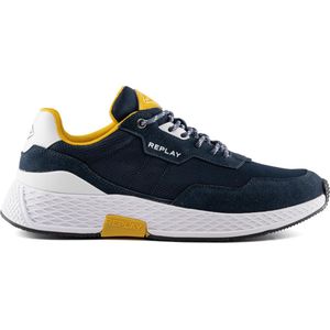 Replay - Classic Check - Heren Sneaker - Blauw - Rubber