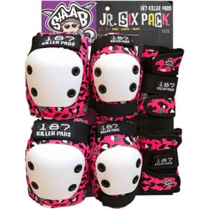 Junior Six-Pack Pad Set "Staab" Pink - Protectie