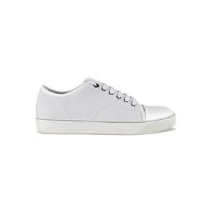 Lanvin Witte Suède Sneakers , White , Heren , Maat: 40 EU