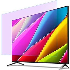 KELUNIS 32-65 inch tv-schermbeschermer, anti-blauw lichtfilter anti-verblinding anti-kras schermbeschermerpaneel verlicht oogvermoeidheid voor LCD/LED/OLED en QLED 4K HDTV, 46 inch (1017 x 570)