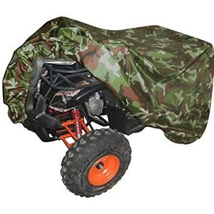 ATV-hoezen voor buiten, 190T waterdicht polyester Stofdicht anti-uv Quad ATV-hoes Universele ATV Quad Bike Cover Winterbestendige Bescherming Tegen alle Weersomstandigheden,Camo,XL