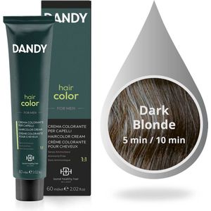 Dandy - Hair Color - Donkerblond - 60ml - Professionele Haarkleuring