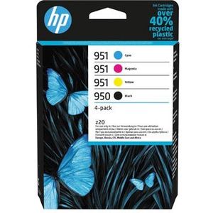 HP inktcartridge 950 en 951, 700 - 1.000 pagina's, OEM 6ZC65AE, 4 kleuren
