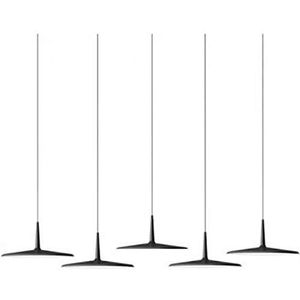 Hanglamp, 3 x LED 9, 3 W, Serie Skan Triple, zwart, 30 x 57 x 56 cm (artikelnummer 028211/1B)
