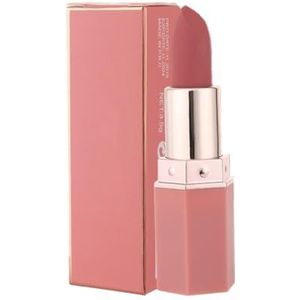 Matte Vochtigheid Lipstick, Matte Lipstick Blijvende, Niet-vervagende Lipgloss Met Fluwelen Textuur, Naturalnude Hydraterend, Sterk Gepigmenteerde Roze Lipstick Hydraterend (01#)