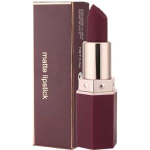 Matte Vochtigheid Lipstick, Matte Lipstick Blijvende, Niet-vervagende Lipgloss Met Fluwelen Textuur, Naturalnude Hydraterend, Sterk Gepigmenteerde Roze Lipstick Hydraterend (06#)