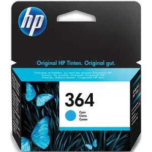 HP inktcartridge 364, 300 pagina's, OEM CB318EE#301, cyaan, met beveiligingssysteem
