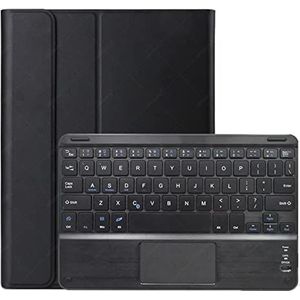 Case Met Toetsenbord Voor Lenovo M10 HD 2e Generatie 10,1 Inch 2020 (TB-X306X/TB-X306F), Magnetisch Afneembaar Draadloos Bluetooth-toetsenbord Met Touchpad, Dunne Foliostandaard,zwart