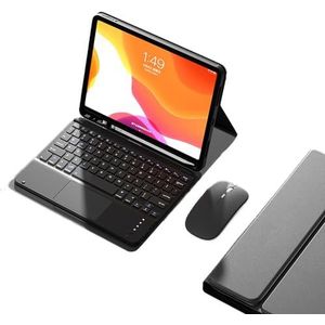 EHLCYS Toetsenbordhoes Voor Samsung Galaxy Tab A9 Plus 11-Inch 2023-Model (SM-X210/X216/X218), Magnetisch Afneembaar Draadloos Bluetooth-Toetsenbord Met Penhouder En Muis,zwart