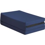 Basicline Campingbed Matras Blauw