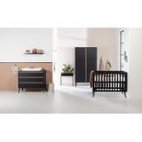 Europe Baby Sterre Commode Zwart / Oak