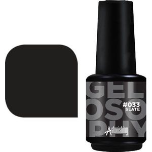 Astonishing - Gellac - #033 Slate - 15 ml - Gelosophy - UV/Led Gel - Gellak - Gelnagels - Nagellak - Gel Nails - Gelnagel producten - Gel Nagellak - Gel Nagel - Gelnagels voor Thuis - Nail art